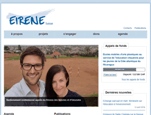 Tablet Screenshot of eirenesuisse.ch